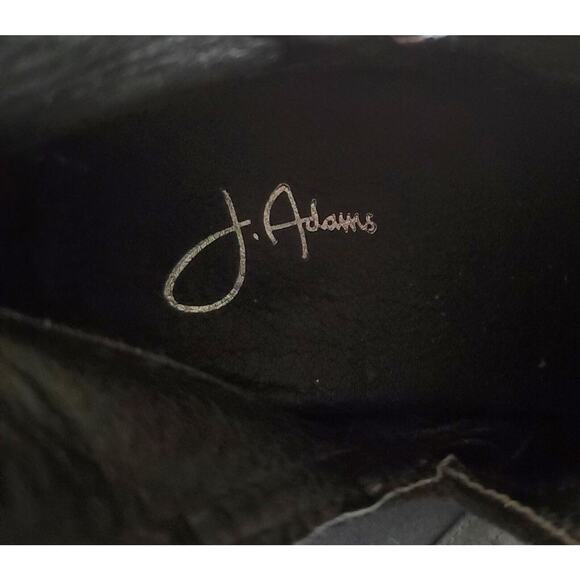 J. Adams Tess Women’s Black Ankle Boots Size 10 Small Scuff On Toe - Picture 10 of 10